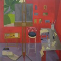 Red Studio by Mary  Mabbutt